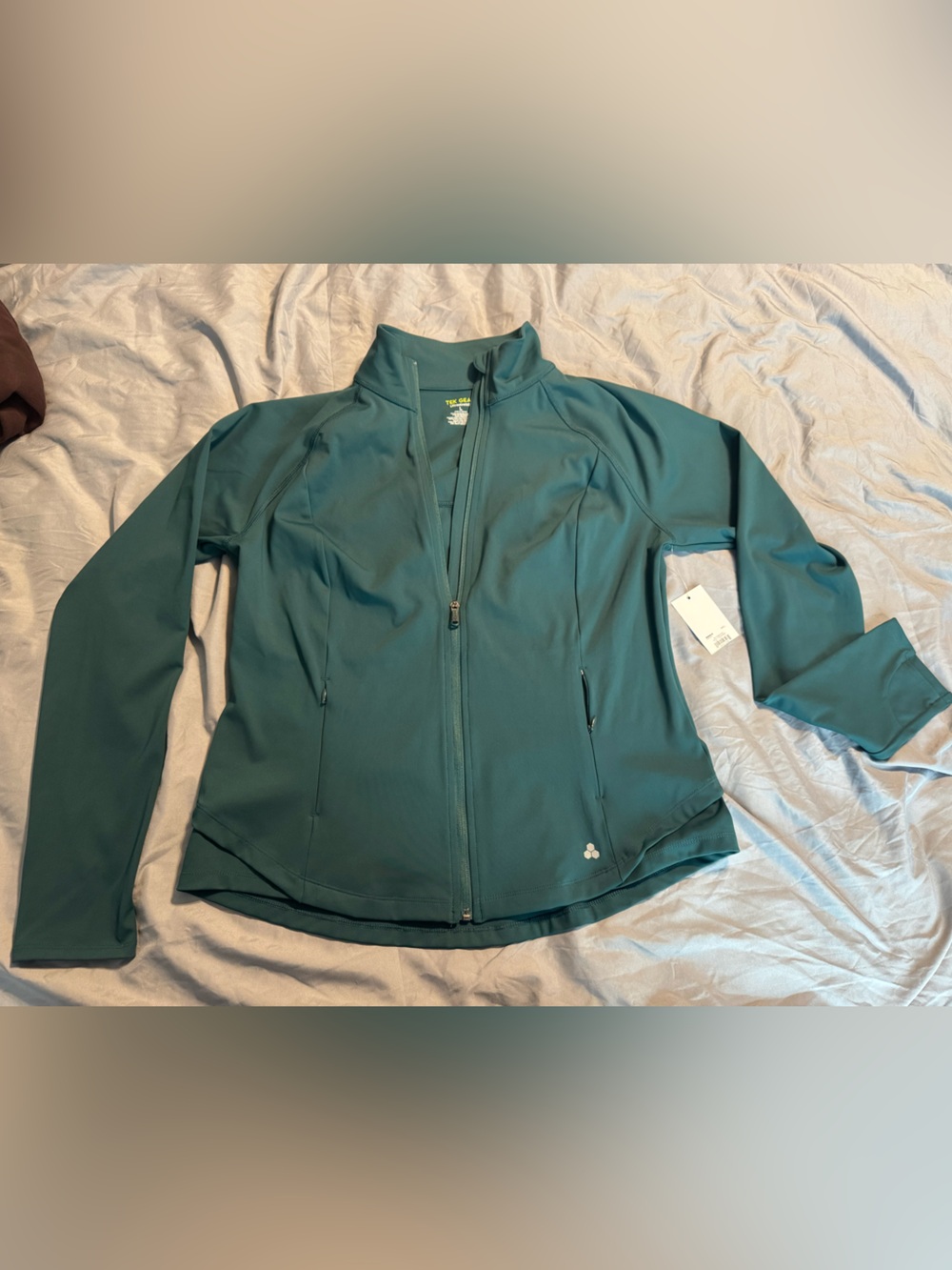 tek gear dark teal jacket